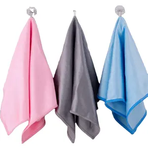 reusable machine washable streak free cleaning cloths for mirror window windshield stainless steel kitchen ware
