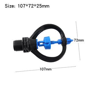 Tête d'arroseur rotative automatique à 360 degrés pour l'irrigation des pelouses, des vergers et des terres agricoles, à haut débit et large couverture - Product Image 4