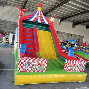 Castillo Inflable Beleqi con Tobogán, Combinación para <span class=keywords><strong>Alquiler</strong></span> Comercial, Cama Elástica para Fiestas Infantiles, con Soplador, PVC, 4m*7m - Product Image 5