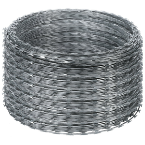 Venta Directa de Fábrica, Paneles de Cerca de Aluminio de Alta Calidad, Precio por Rollo de Alambre de Púas, Alambre Galvanizado de 50 kg para Alambre de Púas de Navaja - Product Image 1