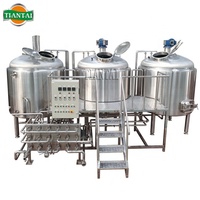 Cuve de fermentation de bière manway supérieure en acier inoxydable Tiantai 500L 5HL