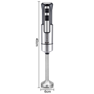 Mixeur Plongeant RAF 400W R.3030 en Acier Inoxydable, 4 Lames, 28000 tr/min, Démarrage Rapide, Nettoyage Facile, pour Cuisine - Product Image 5