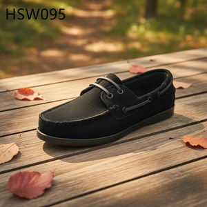 รองเท้าหนังลายนูนระดับพรีเมียม HY,Park รุ่น Walking สีขาว สไตล์สิงคโปร์ แบบสวม ทำมือ รุ่น Penny Shoes HSW072 - Product Image 5