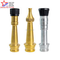 Tuyau de raccordement standard BS336 DN65 2,5 pouces en cuivre et laiton, buse de 12,5 mm, 8-10 bars, jet solide EN15182-1 ISO OEM