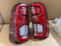 Feu arrière LED Autolamp pour Toyota Hilux Vigo 2005-2014, nouveau, lentille rouge, avec clignotant, feux stop arrière