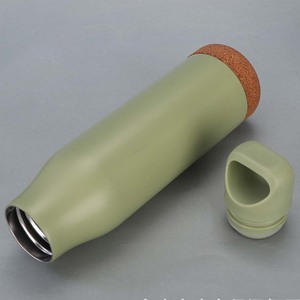 Fashion Design <strong>Matraz</strong> Termo Tumbler Double Wall Insulated Vacuum Bottle Stainless Steel Mug Flask Water Bottle Cork Base 500ml - Product Image 4