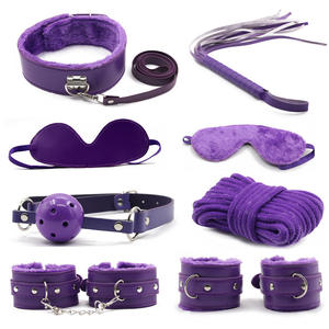 7-teiliges <span class=keywords><strong>Sex</strong></span>-Bondage-Set BDSM Leder-Bondage-Set mit Fesseln, Armmanschetten und Beinketten mit Handschellen für Erwachsenenspielzeug - Product Image 1
