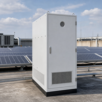 Armoire de stockage d'énergie 261 kWh 125 kW LiFePO4 à refroidissement liquide, protection IP55, BMS intelligent, pour micro-réseaux On/Off/Hybrides et optimisation de la consommation de pointe