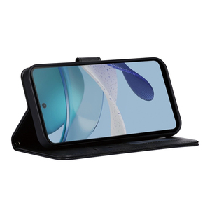 Funda de Cuero Tipo Cartera para Teléfono <span class=keywords><strong>Motorola</strong></span> <span class=keywords><strong>Edge</strong></span> 40 Moto <span class=keywords><strong>X40</strong></span> X30 S30 Pro E22i E13 G53 G72 G73 con Tapa Protectora - Product Image 4
