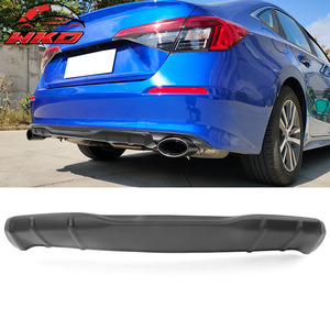 Diffuseur de pare-chocs arrière pour Honda Civic 11ème génération 2022-2026 style MD, lèvre en PP noir mat, accessoires automobiles - Product Image 1
