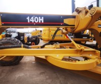 Remise 2023 – Niveleuse sur pneus CAT140H d'occasion de marque japonaise, moteur et pompe d'origine, puissance élevée, fonctionnement efficace, garantie un an