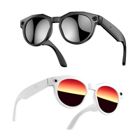 Lunettes intelligentes SNT NEX AI avec caméra 8MP 4K, traduction IA, appels Bluetooth, enregistrement vidéo, lunettes intelligentes IA pour hommes et femmes
