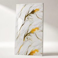 Panneau en PVC auto-adhésif à texture marbrée - Style classique pour usage domestique et en appartement