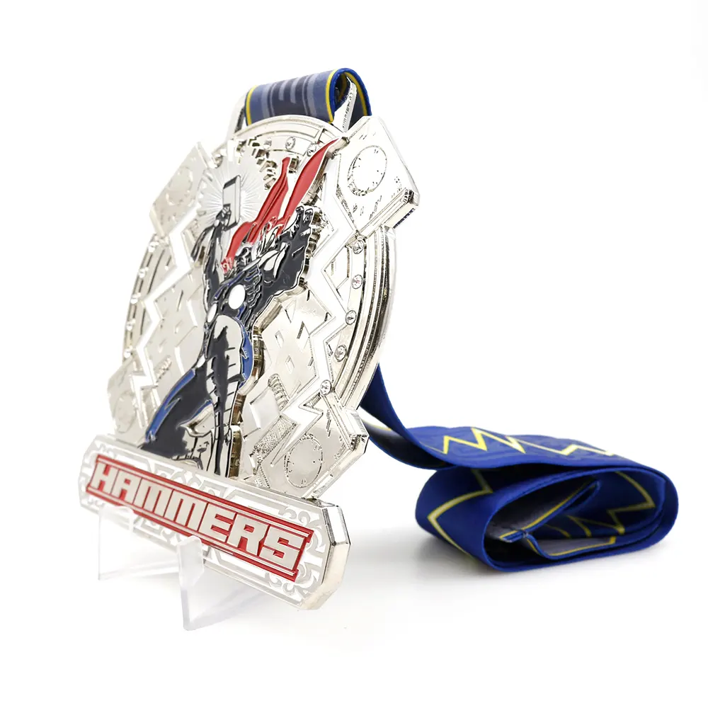 Medaglie di corsa in bicicletta 3d medaglie 5k produttore di premi di dimensioni 3 pollici