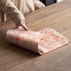 Alfombrilla de té Zen china, resistente al calor, impermeable, de doble cara, de tela de hilo perfumado, para la ceremonia del té Kung Fu - Product Image 4