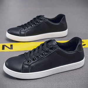 รองเท้าผ้าใบผู้ชาย Y 45 ไซส์ใหญ่ สีดำขาว รุ่นใหม่ ระบายอากาศได้ดี สวมใส่สบาย ทันสมัย เหมาะกับทุกโอกาส - Product Image 4