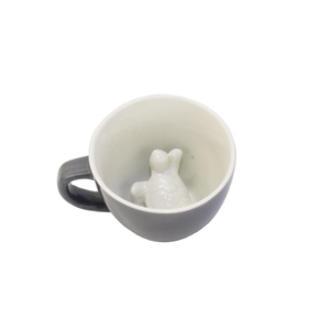 Tasses à café en céramique de voyage amusantes avec figurine de tortue de 11 oz, animaux 3D à l'intérieur, pour garçons, filles, femmes et hommes - Product Image 1