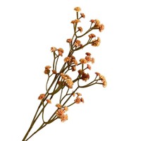 Fleurs artificielles pour mariage, en PVC doux au toucher, style vintage, pour décoration intérieure, hôtels, maisons, arrangements floraux aux tons automnaux