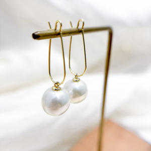 WENCHI 10996 DIY อุปกรณ์ตกแต่งมุก ต่างหูเงินแท้ S925 ถาดเปล่าสำหรับใส่เครื่องประดับสีทองและสีเงิน ขนาด 9-15 มม. รูปทรงกลม - Product Image 2