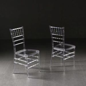 Silla de Acrílico Transparente, Silla de Plástico para Hotel, Restaurante, Banquete, Boda - Product Image 1
