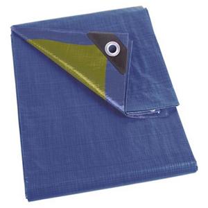 Bâche Perel-Bleu/Kaki-Fort-3x6 m - Product Image 1
