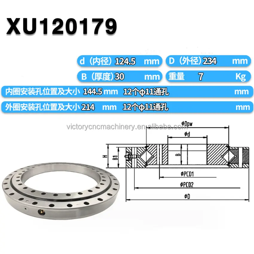 XU120179 XU120222 XU160260, скрещенный роликовый подшипник без зубьев шестерни, поперечный роликовый подшипник, поворотный подшипник, Гармонический редуктор