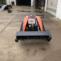 Tondeuse professionnelle télécommandée 4 temps à refroidissement par air forcé pour vergers, vignobles et terrains montagneux – Machine de débroussaillage