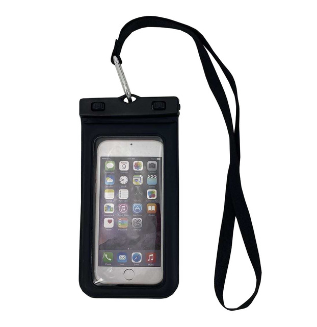 IPX8 Waterproof Universal TPU Dry Bag for Cellphone, Floating with Foam and Lanyard, for Outdoor Use and Export