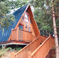 Villa préfabriquée en acier de luxe, étanche, pour immeuble de bureaux et maison triangulaire, idéale pour l'habitation en appartement