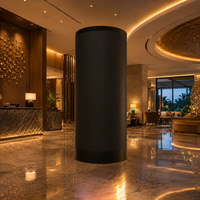 Affichage LED Cylindrique Flexible Personnalisé P2 avec Vitrines, Mur Publicitaire et Support Numérique pour Affichage d'Affiches LED