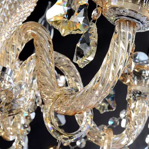 Fashion Crystal Table Light Wedding Table Chandelier Centerpiece Hotel Desk Lamp For Bedroom Beside Decor