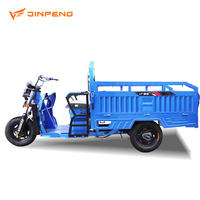 Tricycle électrique de fret JINPENG avec certification EEC, vélo électrique à trois roues de fret