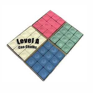Vente en gros de 12 packs de craies pour table de niveau et billard, accessoires pour queue de billard - Product Image 1