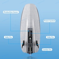 Meilleure planche de surf électrique 2026, planche de surf motorisée EPP 12KW, vitesse 55KM/H, autonomie 60 min, sports nautiques en eau de mer