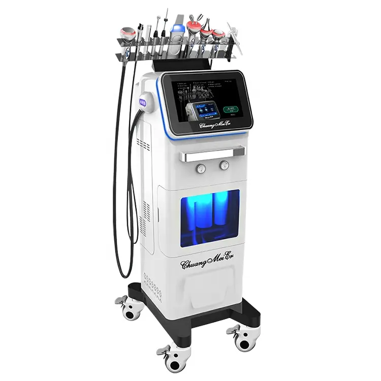 Verticale multifunzionale idro dermoabrasione cura della pelle aqua peel ringiovanimento della pelle face lift beauty machine