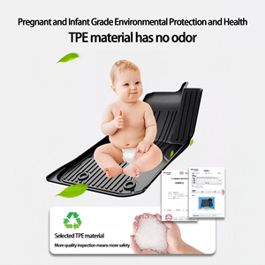 Forros de Carga y Protectores de Respaldo de Asiento de TPE 3D de Cobertura Total, Específicos para Vehículos, para la Serie <span class=keywords><strong>Volkswagen</strong></span> (VW) - Resistentes a las Manchas - Product Image 4