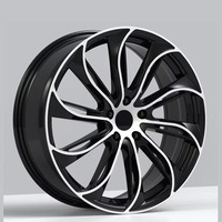 Usine directe 20 22 26 jantes en alliage 4/5x100 ET40 CB66.6 roues de voiture de tourisme à peinture complète pour jante Fisker Ocean DODGE Caliber