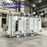 Transformateurs de puissance, équipements électriques, transformateurs MT et HT, 1600 kVA, 33 kV, bobinage en cuivre, station d'énergie renouvelable