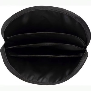 Muestra gratuita: Bolsa de tela negra impermeable de lujo para almacenamiento de platillos, con logotipo personalizado, tamaño adaptable, para accesorios de batería de jazz. - Product Image 3