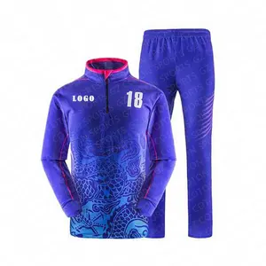 OEM定制团队升华男士运动运动服2件套慢跑热身全拉链成人运动服