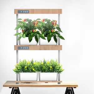 Sistema hidropónico para el hogar, pantalla de bambú para jardín, luz led para cultivo de plantas para interior, gran oferta, <span class=keywords><strong>2022</strong></span> - Product Image 1