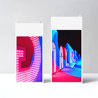 Écran d'affichage numérique double face à très haute luminosité 43/49/55 pouces, écran publicitaire pour vitrine, mur vidéo 700 nits pour centre commercial