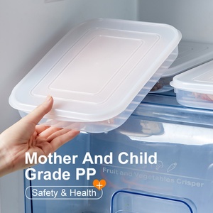 Transparent Storage Box Multifunction <b>Plastic</b> Fridge Crisper Kitchen <b>Food</b> Fresh Storage <b>Containers</b> Cold Fresh Crisper - Product Image 1