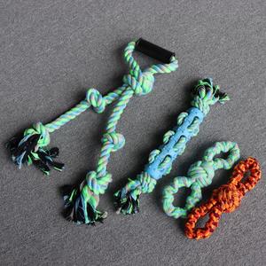 Juguetes para masticar perros de algodón de cáñamo Natural de Vietnam, cuerda de entrenamiento de lujo ecológica, juego de cuerda duradera para perros - Product Image 1