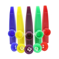 Orff Modern Durable Plastic Kazoo Musical Instrument for Interactive Play Early Education Teaching Aids Music Enlightenment