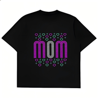 Transfert de strass personnalisé avec motif Maman pour T-shirt