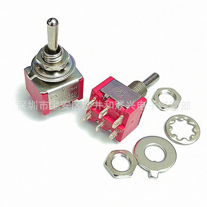 สวิตช์แบบกด Mts 2032a 6p3t เปิด-ปิด-เปิด 5a 250v ขั้วต่อแบบสกรู พลาสติก Dpdt - Product Image 3