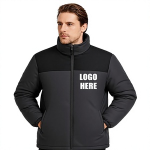 Unisex Spring Work <b>Jacket</b> Solid Color Hooded Collar Zipper Closure Windproof <b>Thick</b> Polyester <b>Fleece</b> Casual Outerwear Custom Logo - Product Image 2