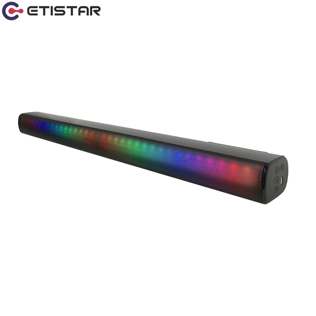 Factory High Quality OEM Home Theater System Bluetooth Wireless RGB Light Tv Sound Bar Speaker Soundbar Speakers for Tv Home
