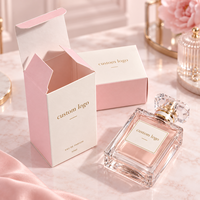 Boîte pliable pour parfum, impression personnalisée UV, flacon de parfum vide, emballage cadeau avec insert personnalisé